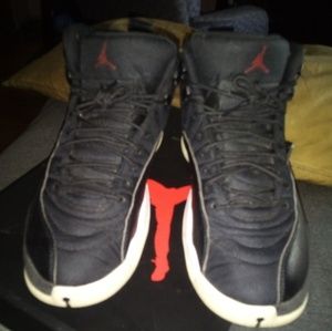 Air Jordan 12 Black Nylon